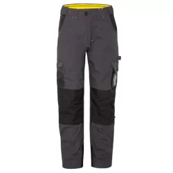 Pantalon de travail North Ways Adam gris et noir avec emplacements genouillères