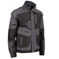 Veste Fournier déperlante 6 poches gris et noir North Ways 1201