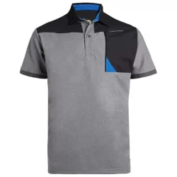 Polo homme à manches courtes Horten North Ways gris chiné