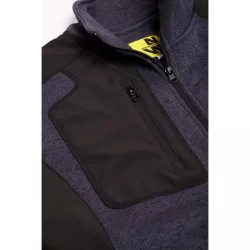 Gilet de travail polaire Arsenal 100% polyester anthracite