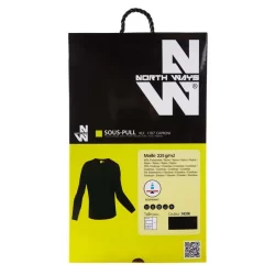 Tee-shirt manches longues sous-vêtement respirant North Ways Caproni noir