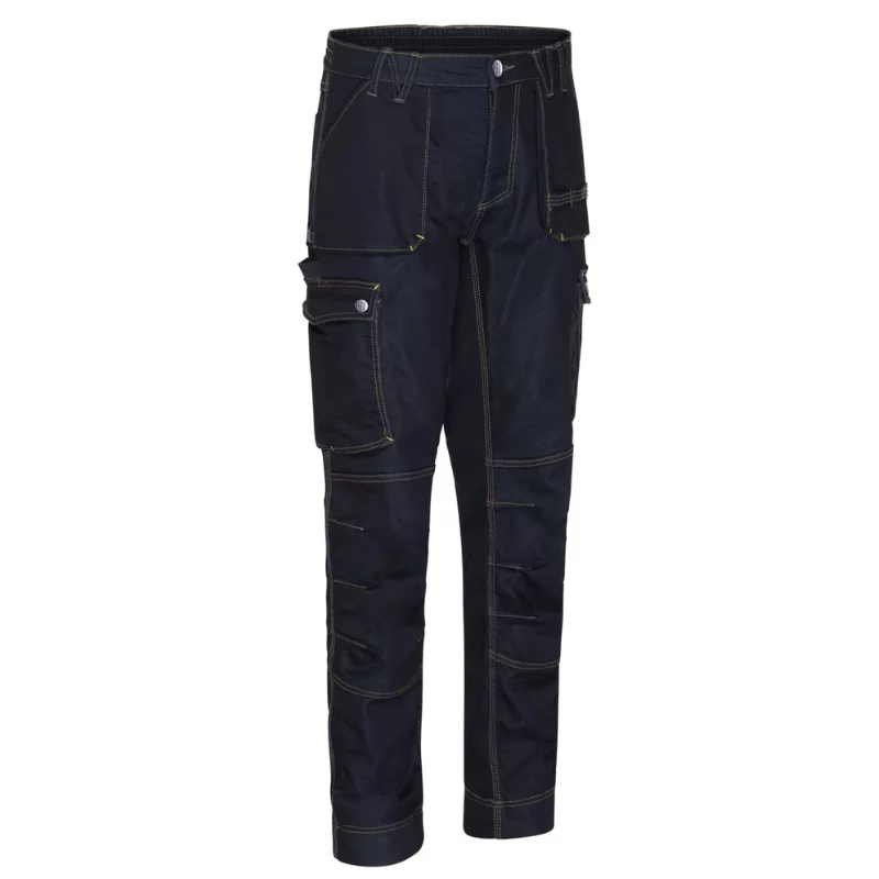 Pantalon de travail multipoches façon jean Usain North Ways col