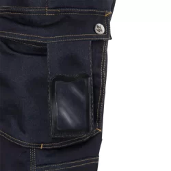 Pantalon de travail multipoches façon jean Usain North Ways col