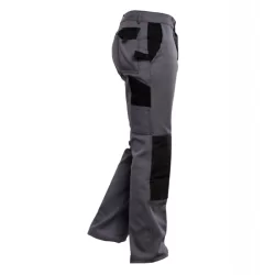 Pantalon Typon bicolore gris noir sans métal coton 60% polyester 40 %