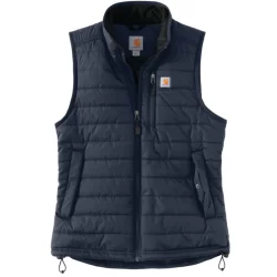 Gilet sans manches femme Gilliam zippé matelassé déperlant et anti-vent Bleu Nuit