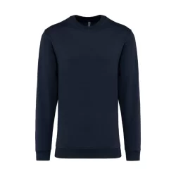 Sweat-shirt col rond Kariban 80% coton 20% polyester Navy