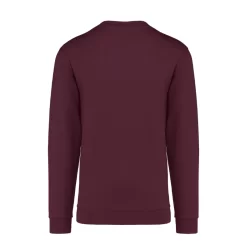 Sweat-shirt col rond Kariban 80% coton 20% polyester Wine