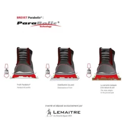 Bottes de sécurité hautes spéciales outdoor Lemaitre Tenere S3 semelle noire