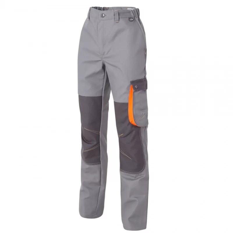 Pantalon G Rock gris carbone orange 65% polyester 35% coton