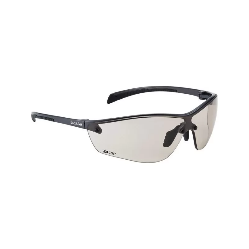 Lunette de sécurité ultra légère Silium+ Bollé CSP températures extrêmes traitement Platinum