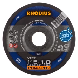 Disque à tronçonner acier XT67 Rhodius extra mince