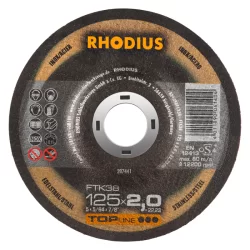 Disque à tronçonner pour inox FTK 38 Rhodius