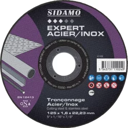 Disque à tronçonner Expert Inox Acier