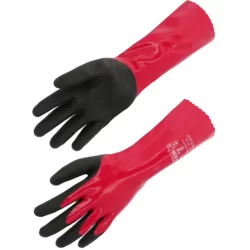 Gant tricoté enduit nitrile/PVC longueur 350mm