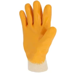 Gant nitrile jaune enduction ultra-légère