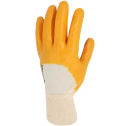 Gant nitrile jaune enduction ultra-légère