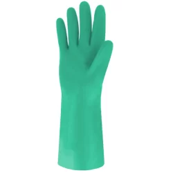 Gant nitrile vert floqué 30 cm Singer