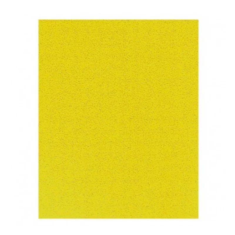 Feuille de papier corindon supérieur jaune longueur 230 mm hauteur 280 mm