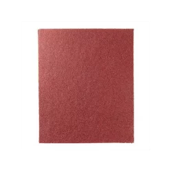 Feuille de papier corindon brun pour métaux et bois dur 230 x 280 mm