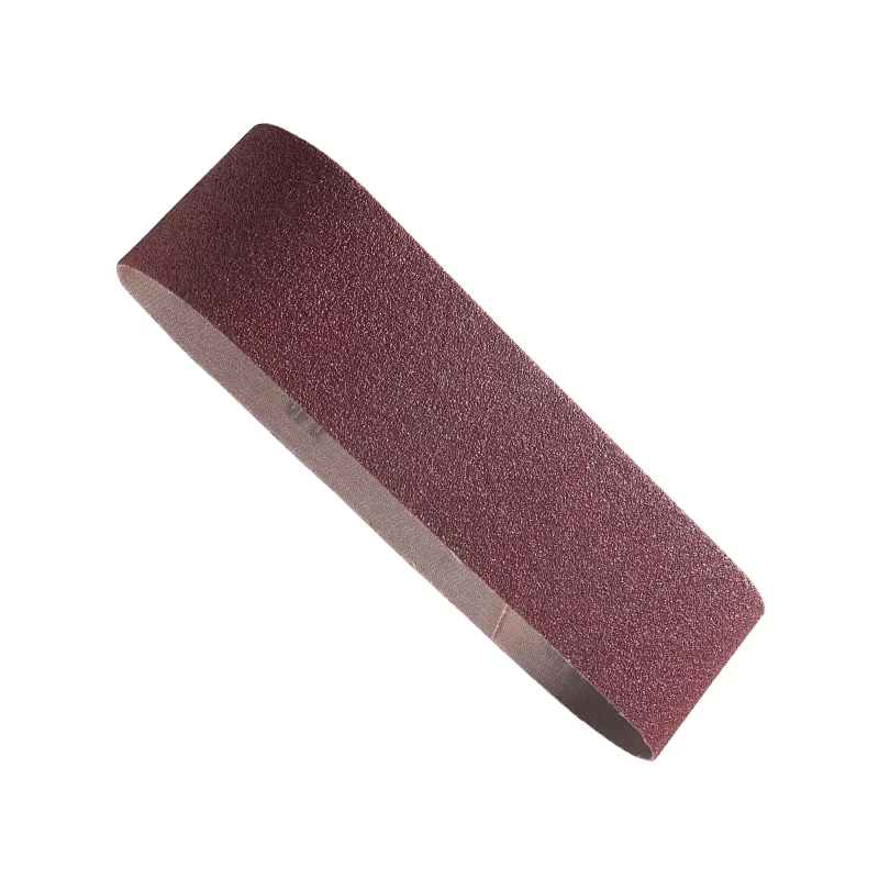 Bande abrasive sans fin corindon pour ponceuse à bande 100 x 610 mm Lot de 3