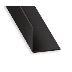 Cornière d'angle égale 20 x 20 mm PVC noir