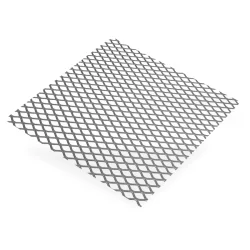 Grille métal déployé en acier brut avec mailles 6x3.3mm