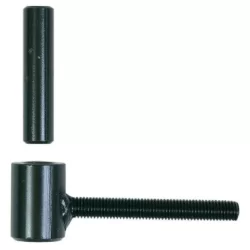 Gond standard de volet Queue tige filetée Noir longueur 130 mm Lot de 2