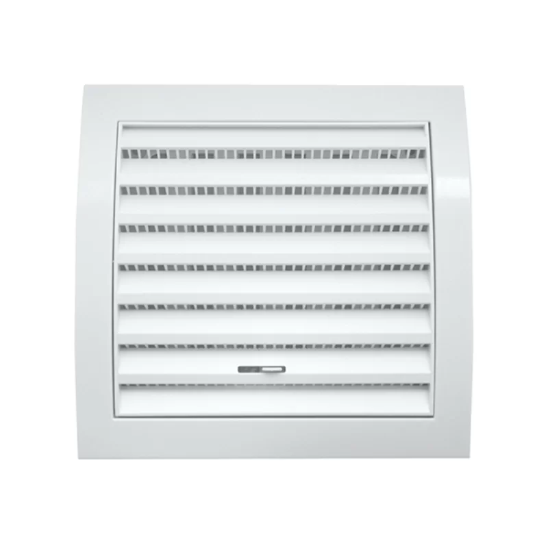 Grille de ventilation réglable carrée avec moustiquaire Blanc Autogyre