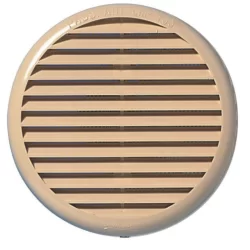 Grille ronde en plastique à clipser avec moustiquaire