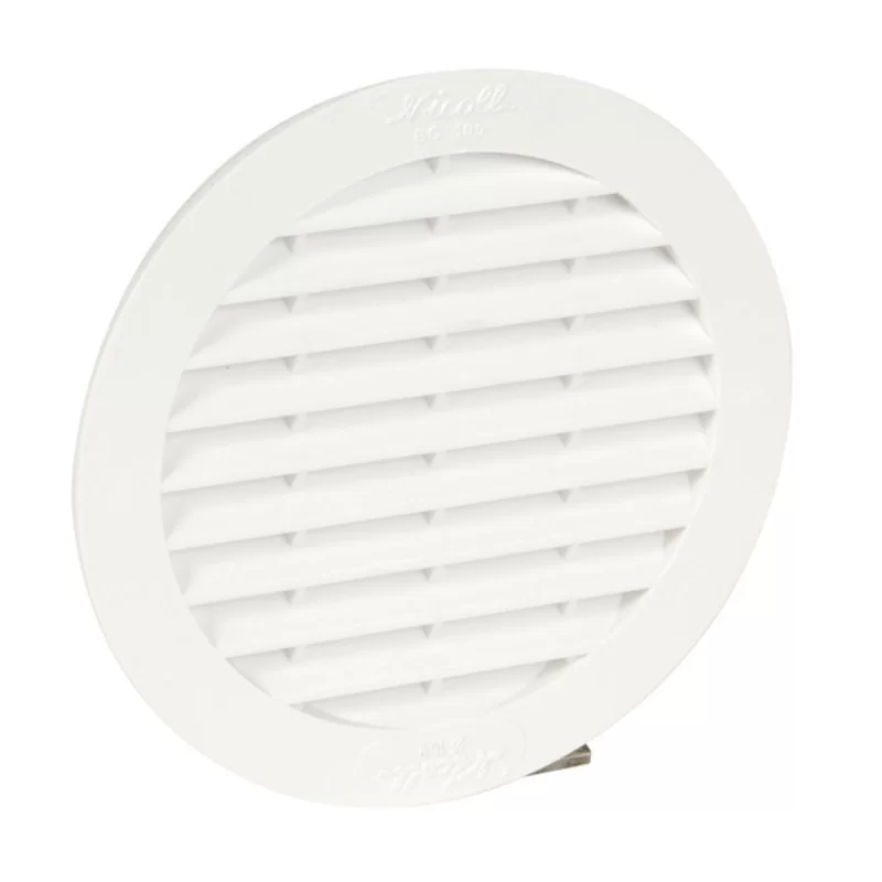 Grille de ventilation pour tuyaux fibre ciment Nicoll avec moustiquaire