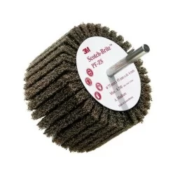 Brosse sur tige 6 mm à lamelles 75x45 mm Scotch-Brite PF-ZS 3M