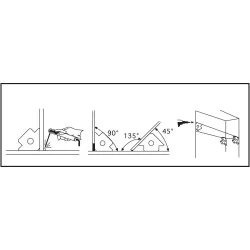 Equerre magnétique Sodise moyenne pour soudure