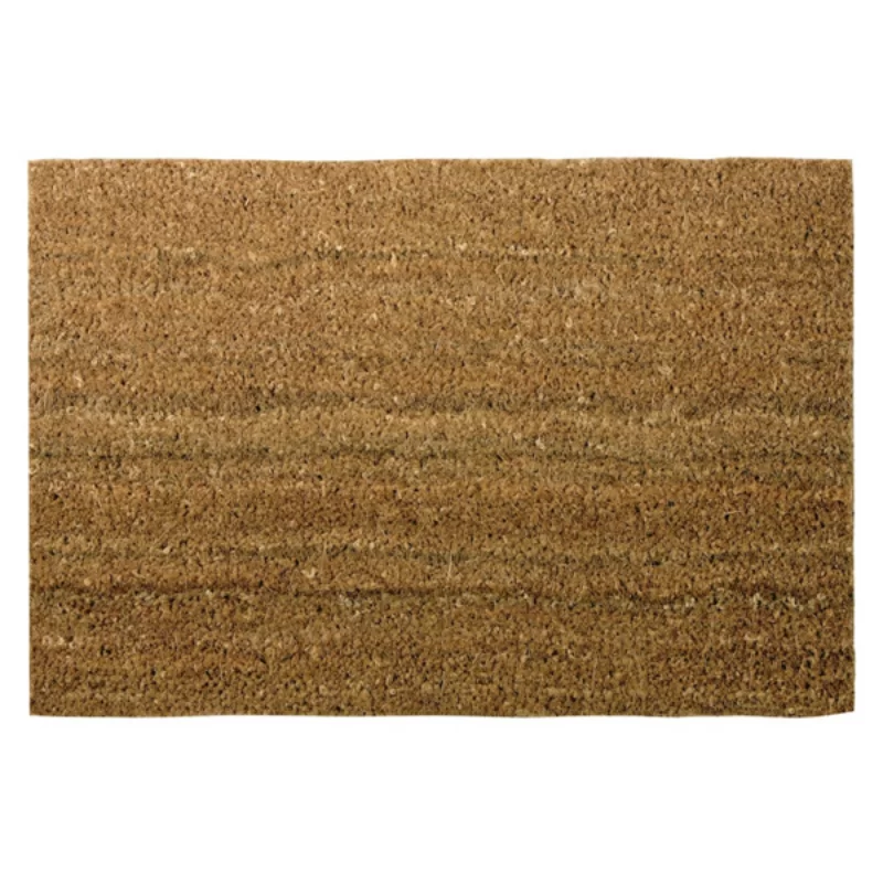 Tapis paillasson grattant en coco 100% naturel sur semelle PVC