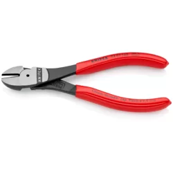 Pince coupante de côté à forte démultiplication Knipex Poignées gainées