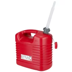 Jerrican Pressol en polyéthylène rouge pour carburant