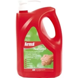 Crème  Arma nettoyante avec microbilles PH neutre bidon 4L pompe intégrée