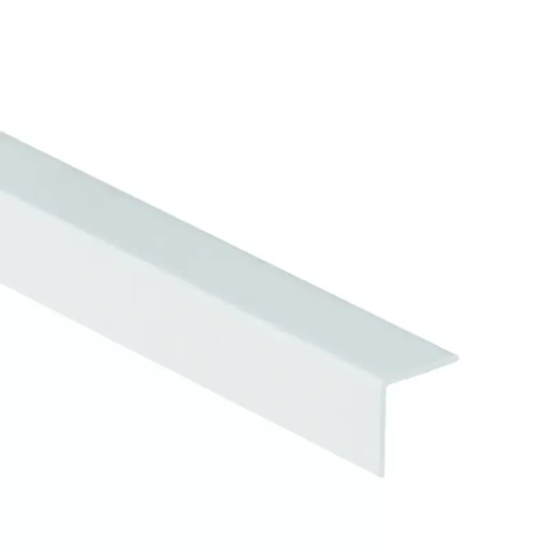 Cornière d'angle pvc blanc 40 x 40 mm longueur 2.75 m