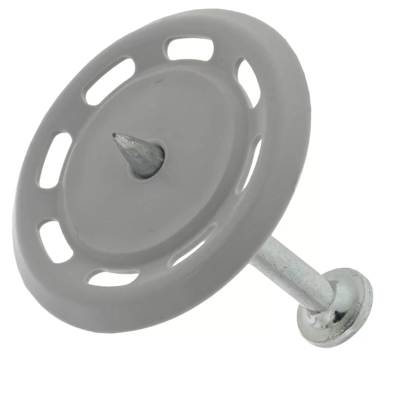 Clou tête de rivet pour béton avec rondelle plastique ø34mm boîte de 200