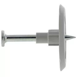 Clou tête de rivet pour béton avec rondelle plastique ø34mm boîte de 200