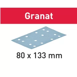 Feuille abrasive Granat STF 80x133mm