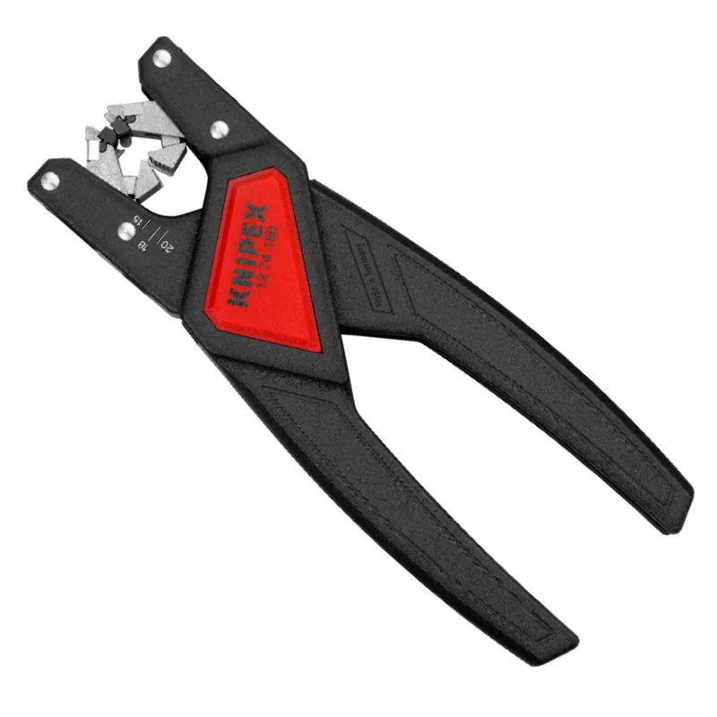 Pince à dégainer automatique Knipex - dénudage de câble Ø4,4 à 7,5mm - Boîtier plastique