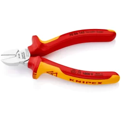 Pince coupante de côté pour fils doux et durs Knipex Isolée 1000V