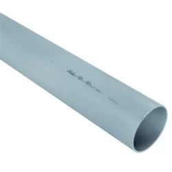 Tube PVC gris pour évacuation épaisseur 3mm Longueur 2m