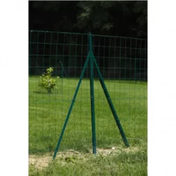 Jambe de force plastifiée pour poteau de clôture grillage souple Dirickx Vert