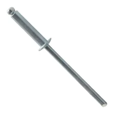 RIVET Acier tige acier Tête plate serrage de  8.0 A 10.0 MM D 4.8 X 14 mm (250p)