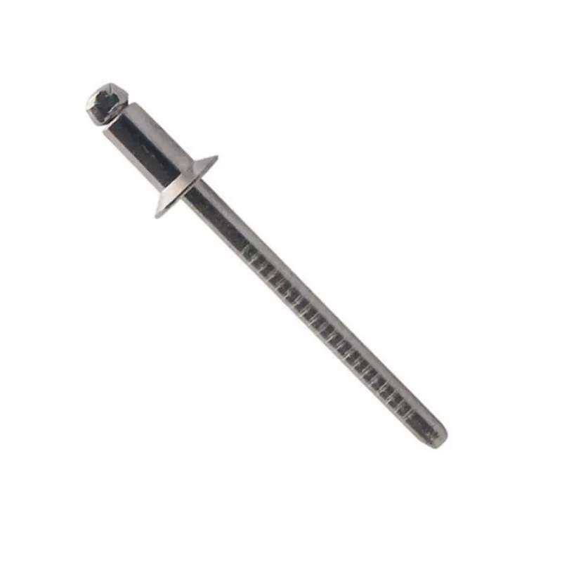 Rivet inox A2 tête fraisée à 120° serrage de 4.5 A 6.5 mm diamètre 4X10mm- boite de 500