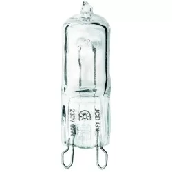 Ampoule capsule halogène dimmable Sylvania HI-PIN Eco G9 230V blanc chaud 2800K