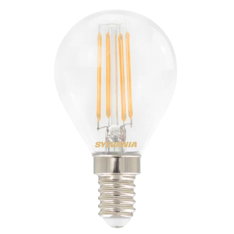 Ampoule LED sphérique à filaments Sylvania Retro 4,5 W 470 lumens E14 2700 K blanc chaud