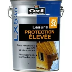 Lasure bois protection élevée Cecil LX530 satinée