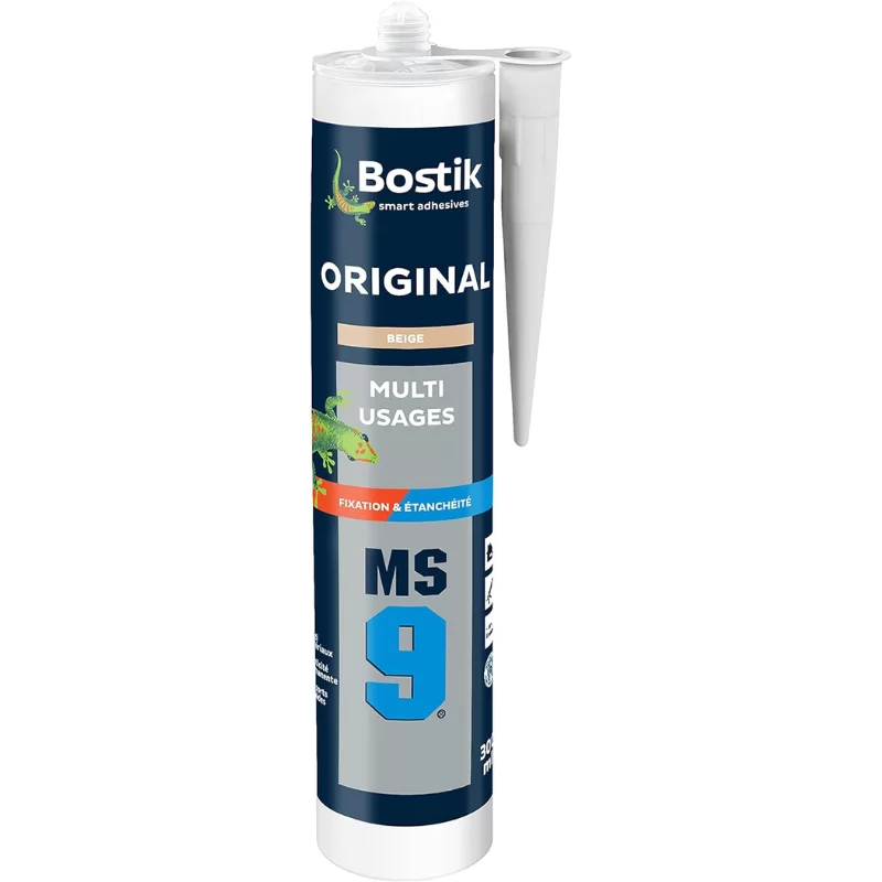 Mastic multi-usages colle et joint Bostik MS9 Original cartouche 300ml